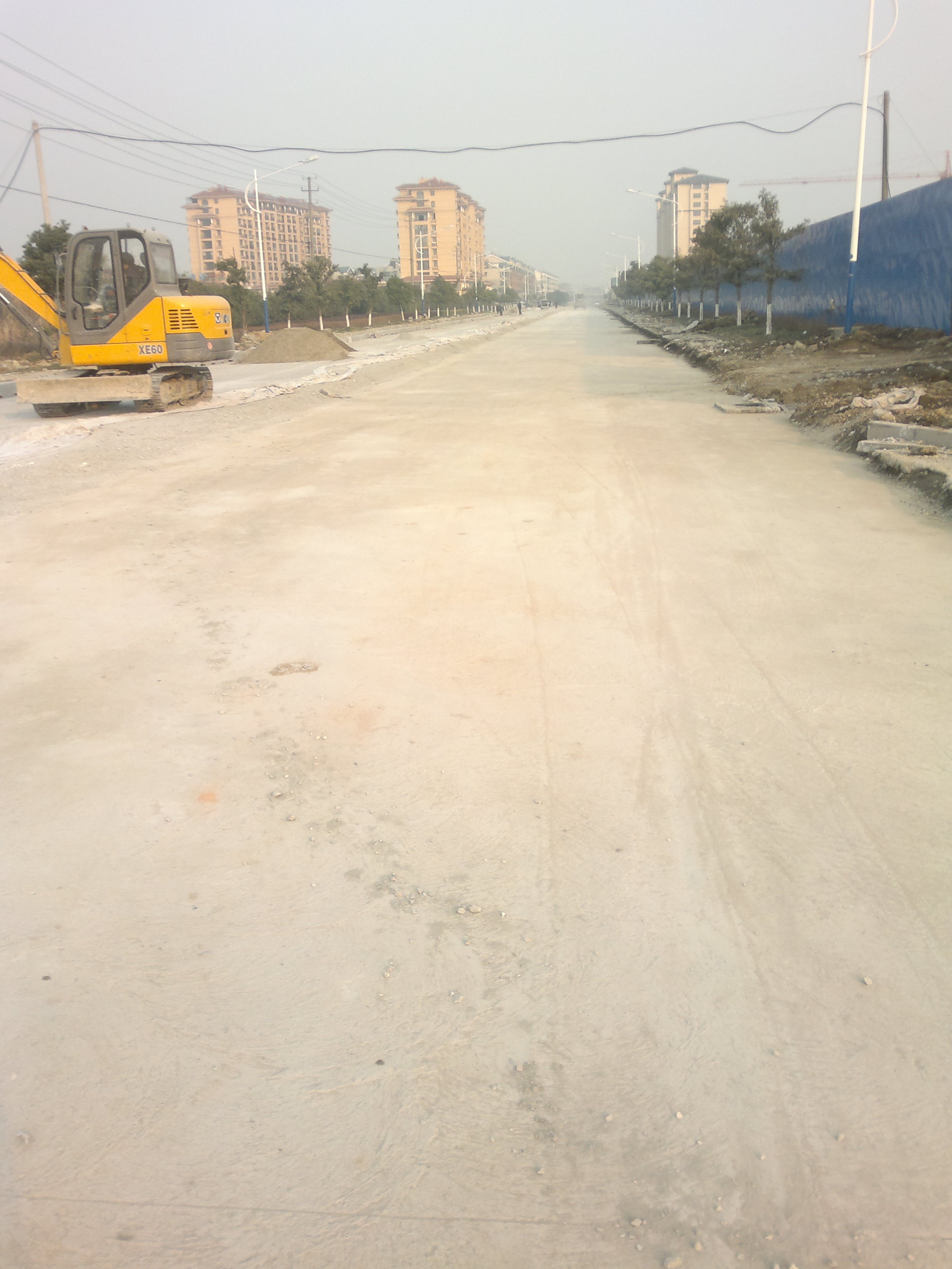 鄭陸鎮鎮南路、迎賓路白改黑工程